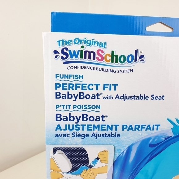 Kids SwimSchool Fun Fish BabyBoat in Blue by Aqua Leisure 6-24 months New - Picture 5 of 12